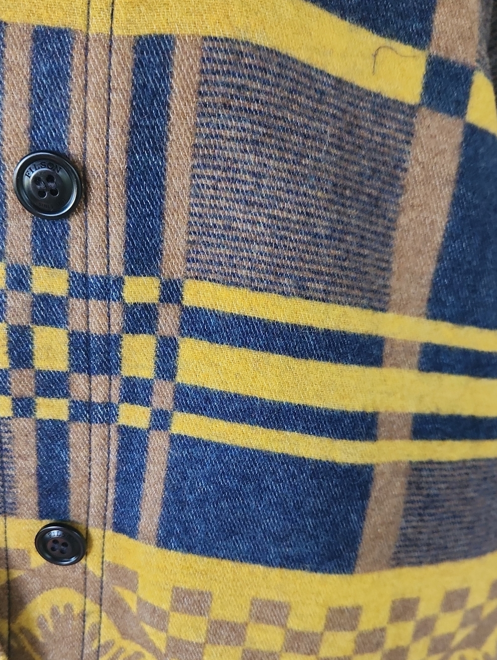 NWT Filson Blanket Wool Coat SZ S - Picture 2 of 2